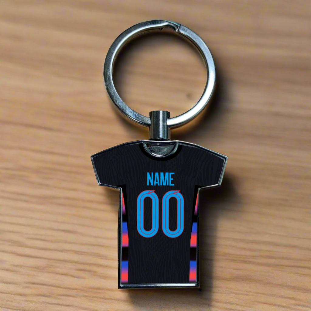 United Women Home Kit Shirt Metal Keyring (24/25 KIT) - RAINBOW EDITION