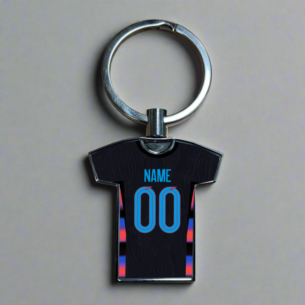 United Women Home Kit Shirt Metal Keyring (24/25 KIT) - RAINBOW EDITION