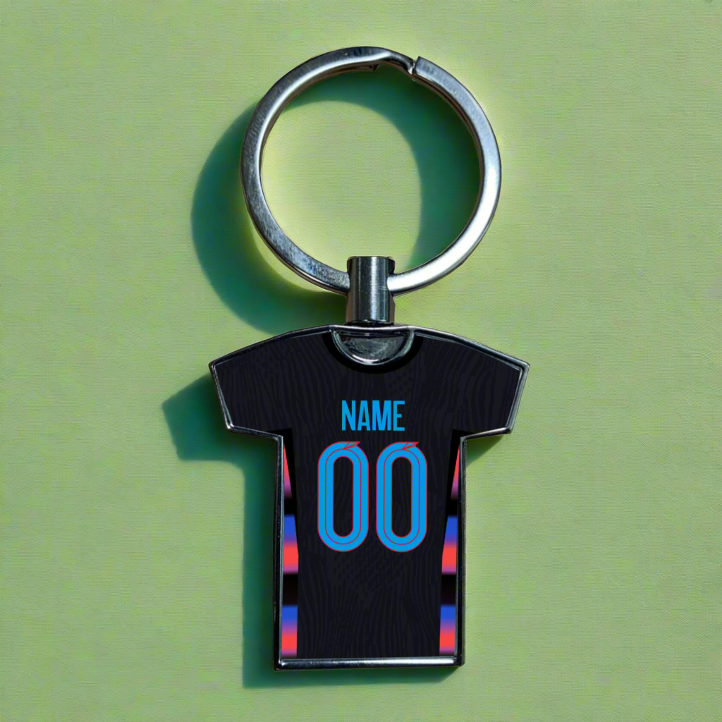 United Women Home Kit Shirt Metal Keyring (24/25 KIT) - RAINBOW EDITION