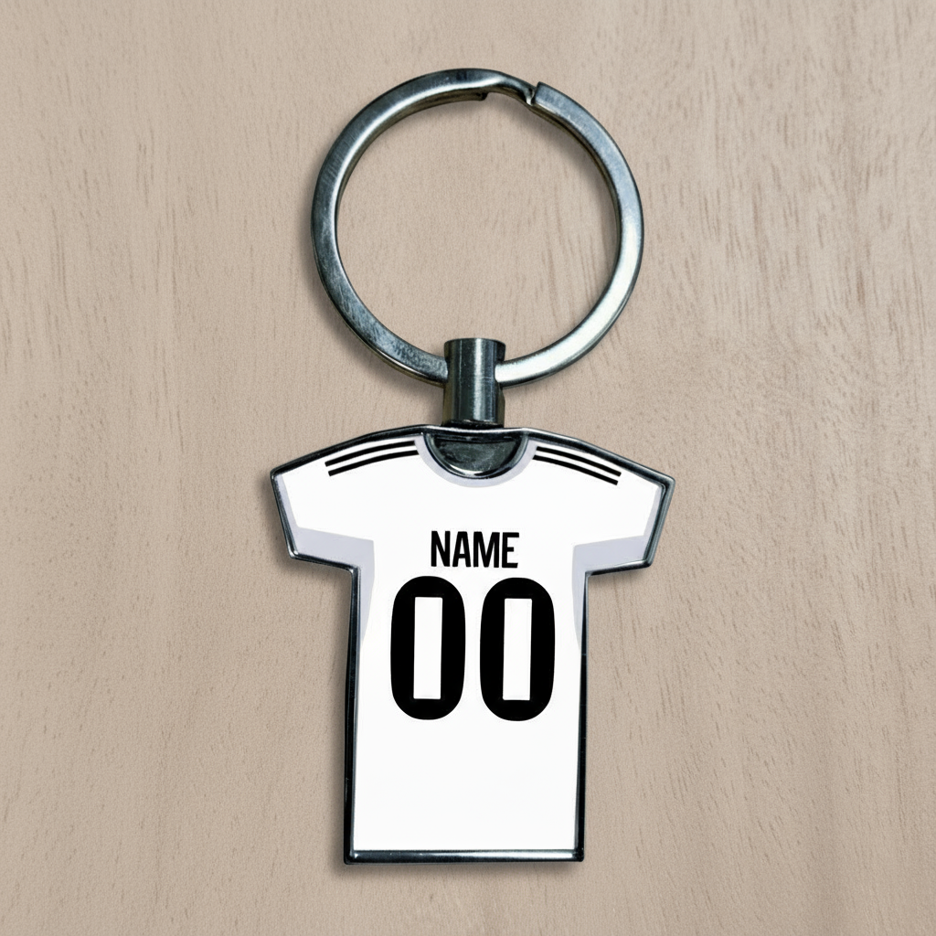 United Women Home Kit Shirt Metal Keyring (24/25 KIT) - RAINBOW EDITION