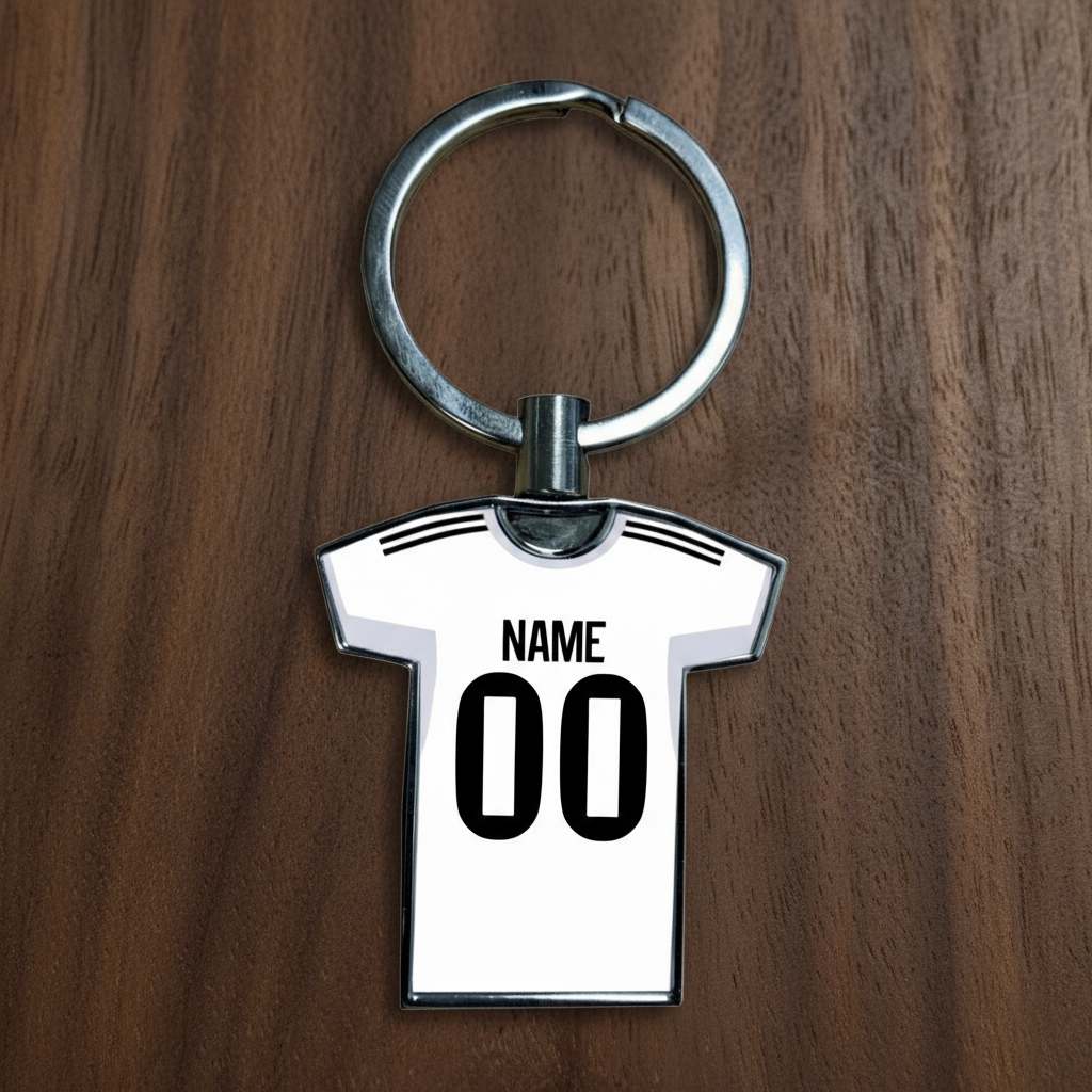 United Women Home Kit Shirt Metal Keyring (24/25 KIT) - RAINBOW EDITION