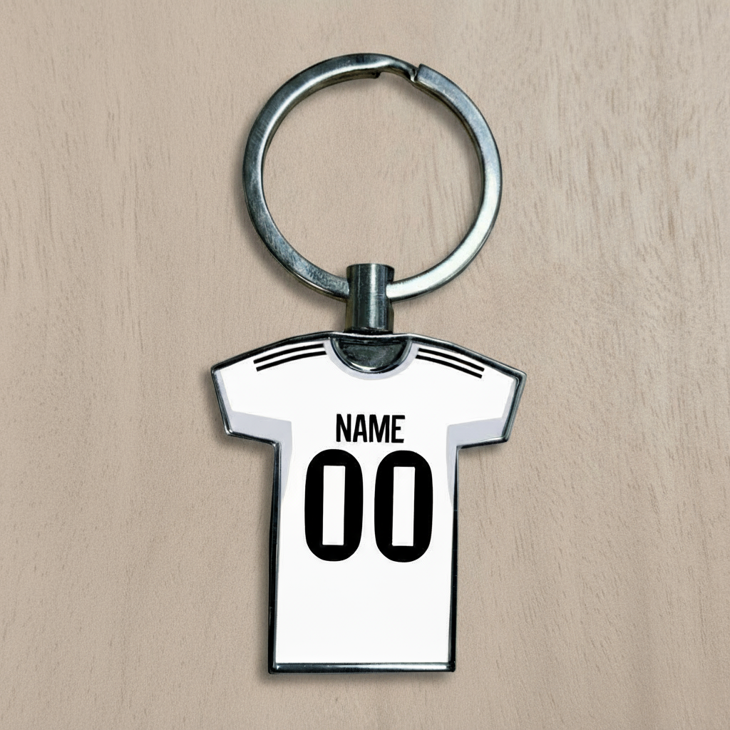 United Women Home Kit Shirt Metal Keyring (24/25 KIT) - RAINBOW EDITION