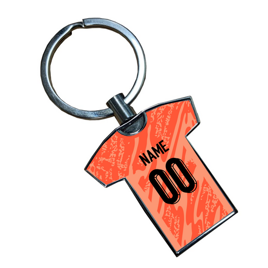 England Metal Goalkeeper Shirt Keyring