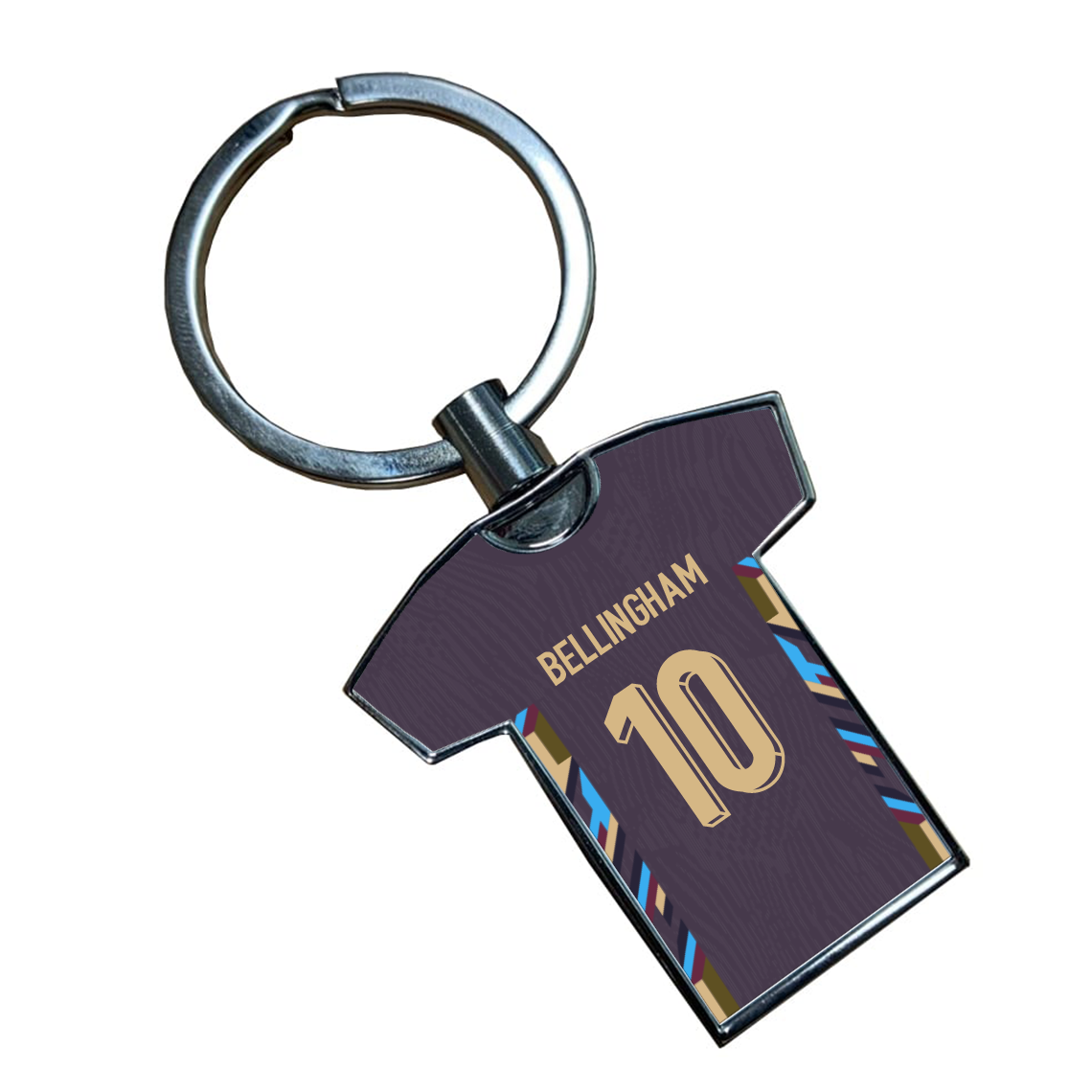 England Metal Away Shirt Keyring