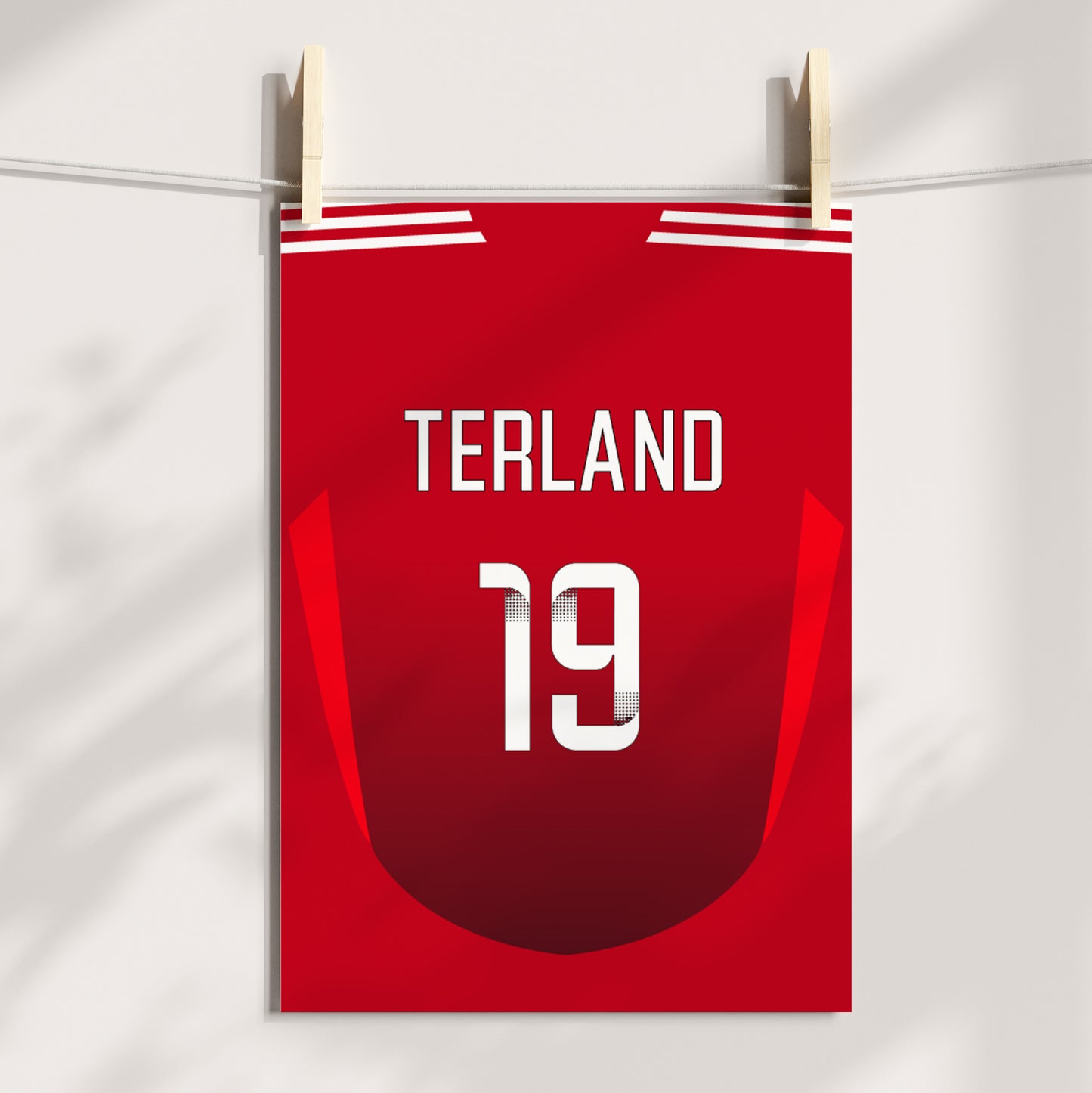 Man Utd Women Home Kit Poster (24/25 Kit)
