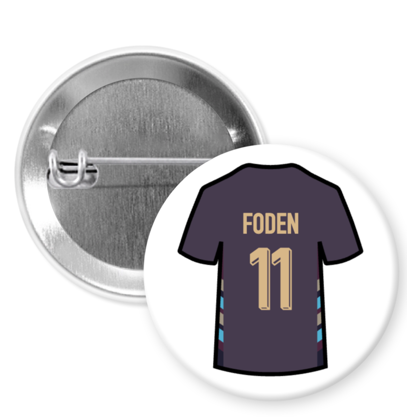 England Away Shirt Player Badges