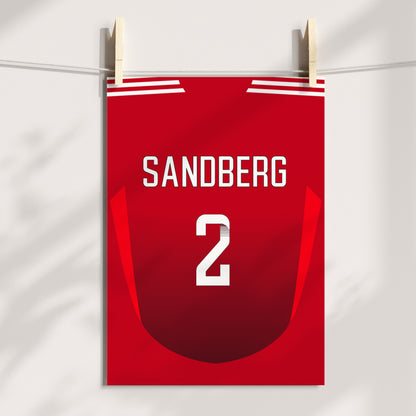 Man Utd Women Home Kit Poster (24/25 Kit)