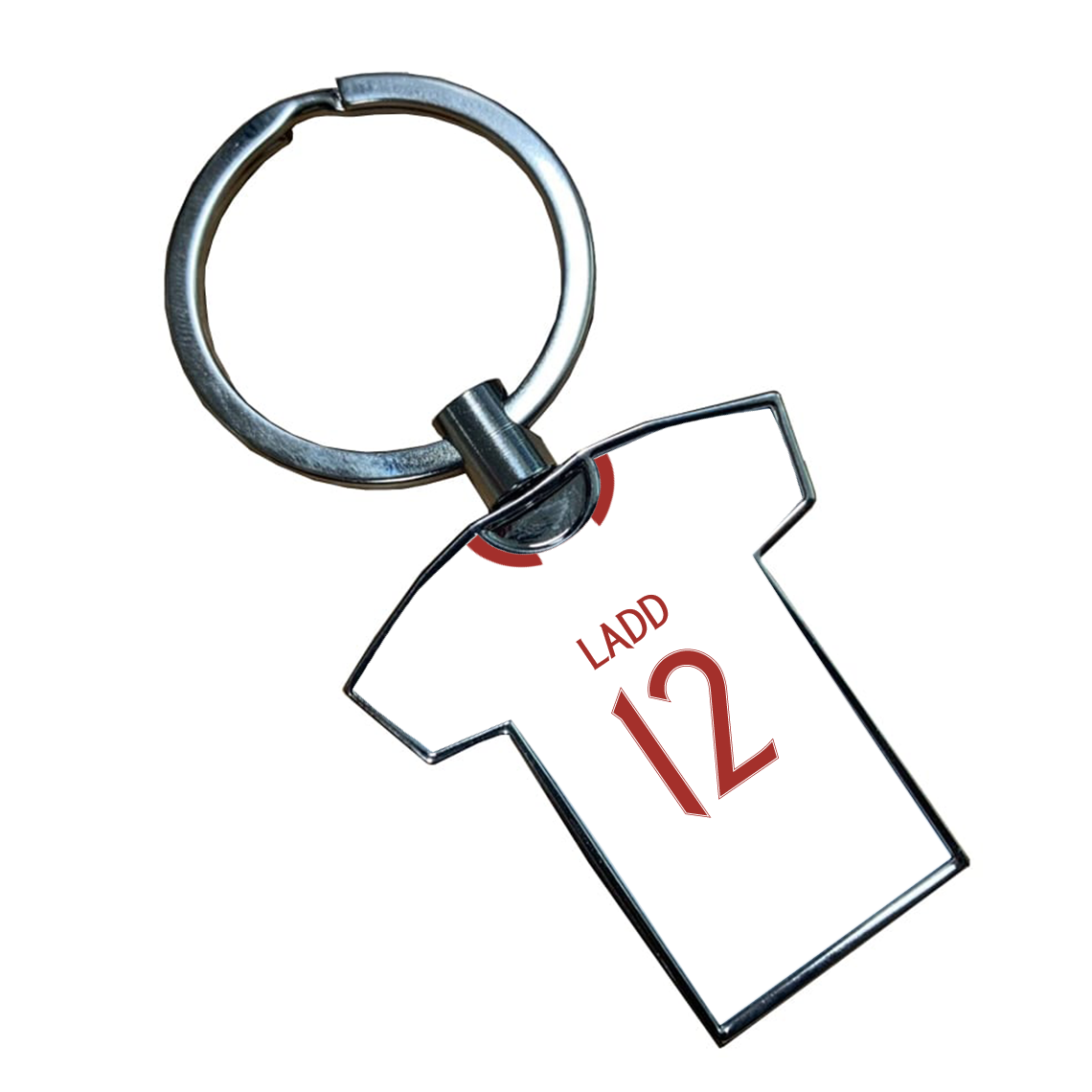 United Women Third Kit Shirt Metal Keyring