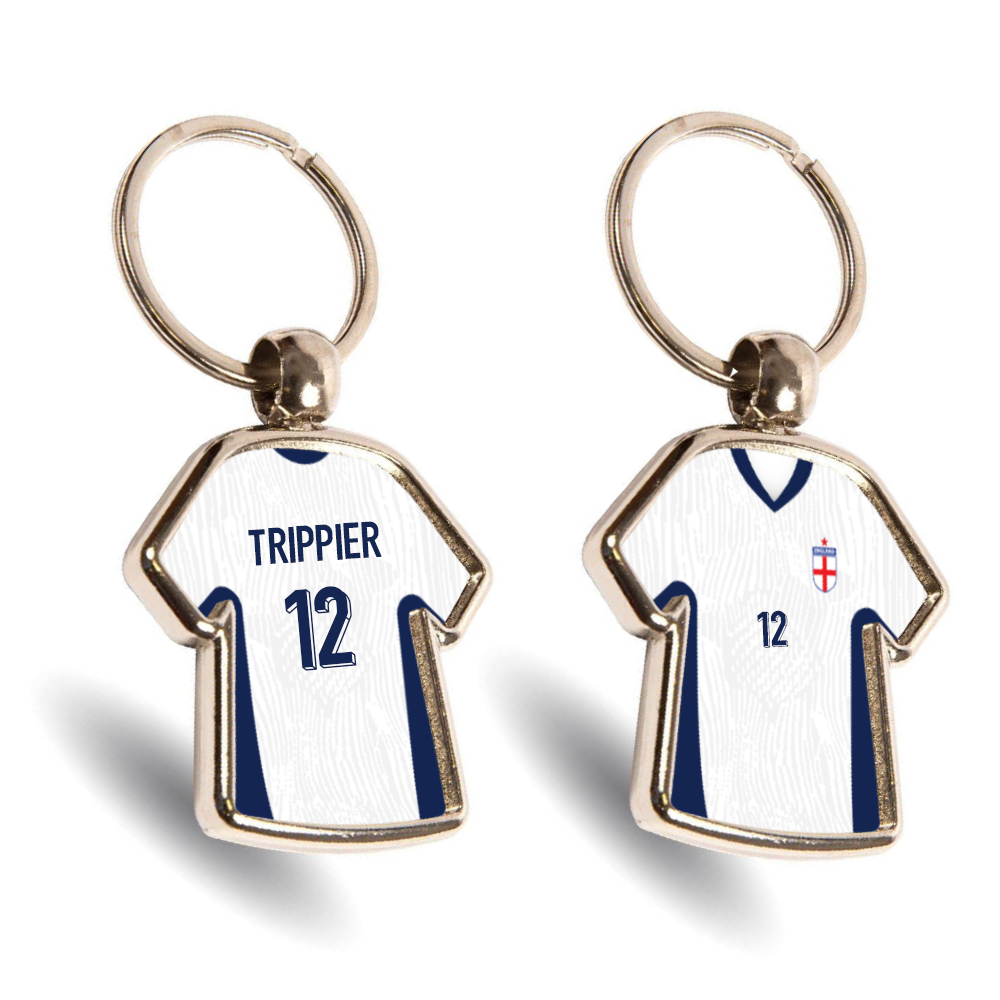 England Metal Home Mini Shirt Keyring