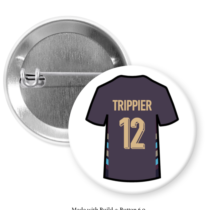 England Away Shirt Player Badges
