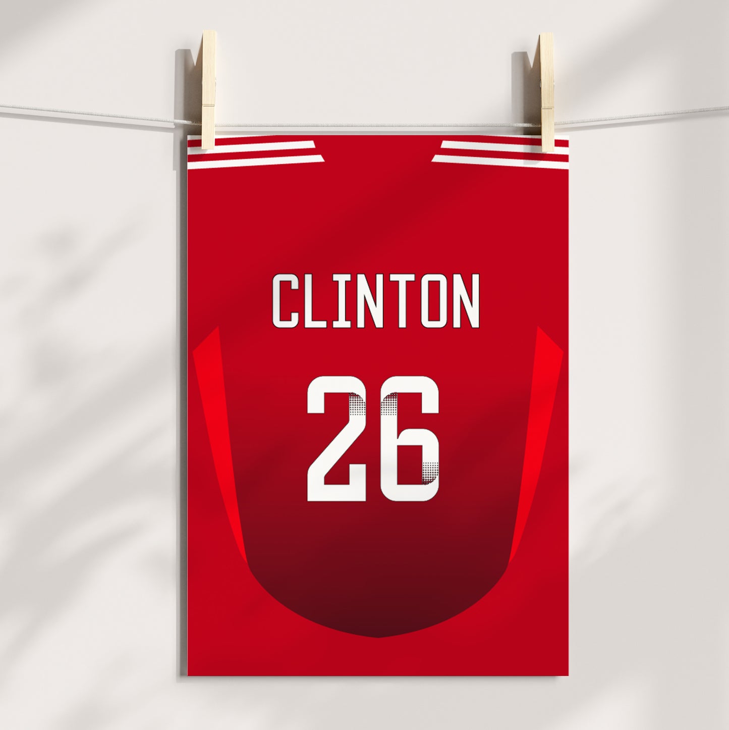 Man Utd Women Home Kit Poster (24/25 Kit)