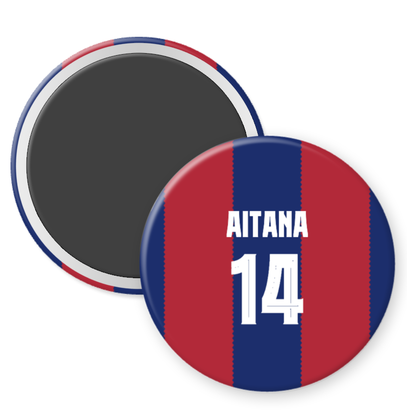 Barcelona Women Home Kit Player Fridge Magnets