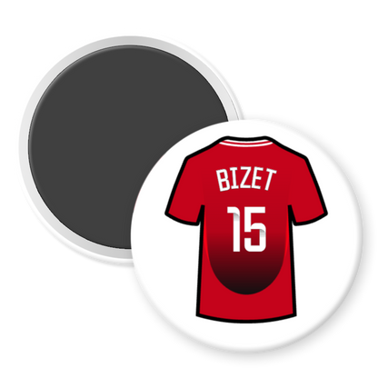 United Women Home Shirt Illustration Player Fridge Magnets (24/25 KIT)