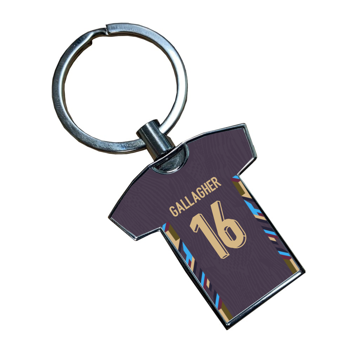 England Metal Away Shirt Keyring