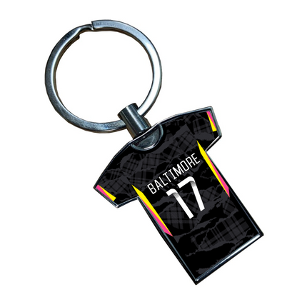 Chelsea Women Third Kit Shirt Metal Keyring (24/25 KIT) - White Lettering
