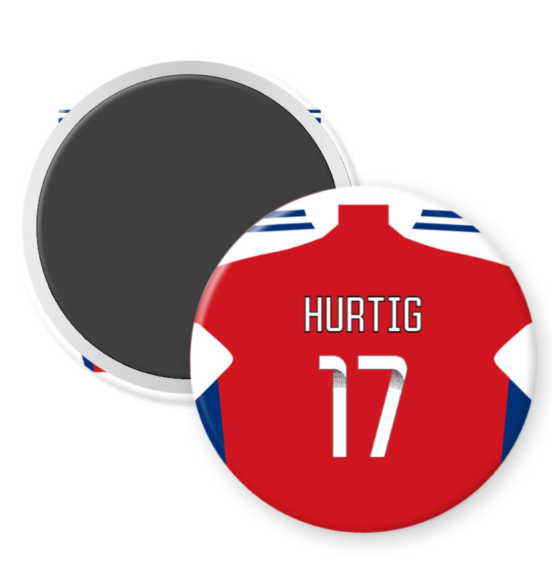 Arsenal Women Home Kit Player Fridge Magnets (24/25 Kit)