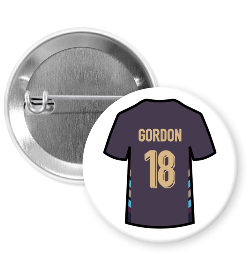 England Away Shirt Player Badges