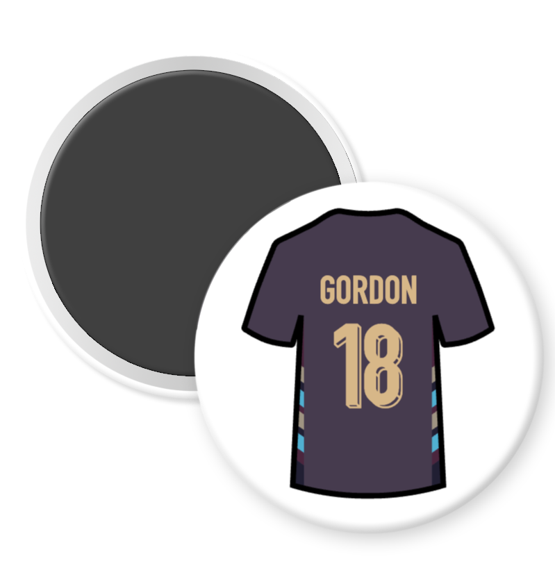 England Away Shirt Player Fridge Magnets