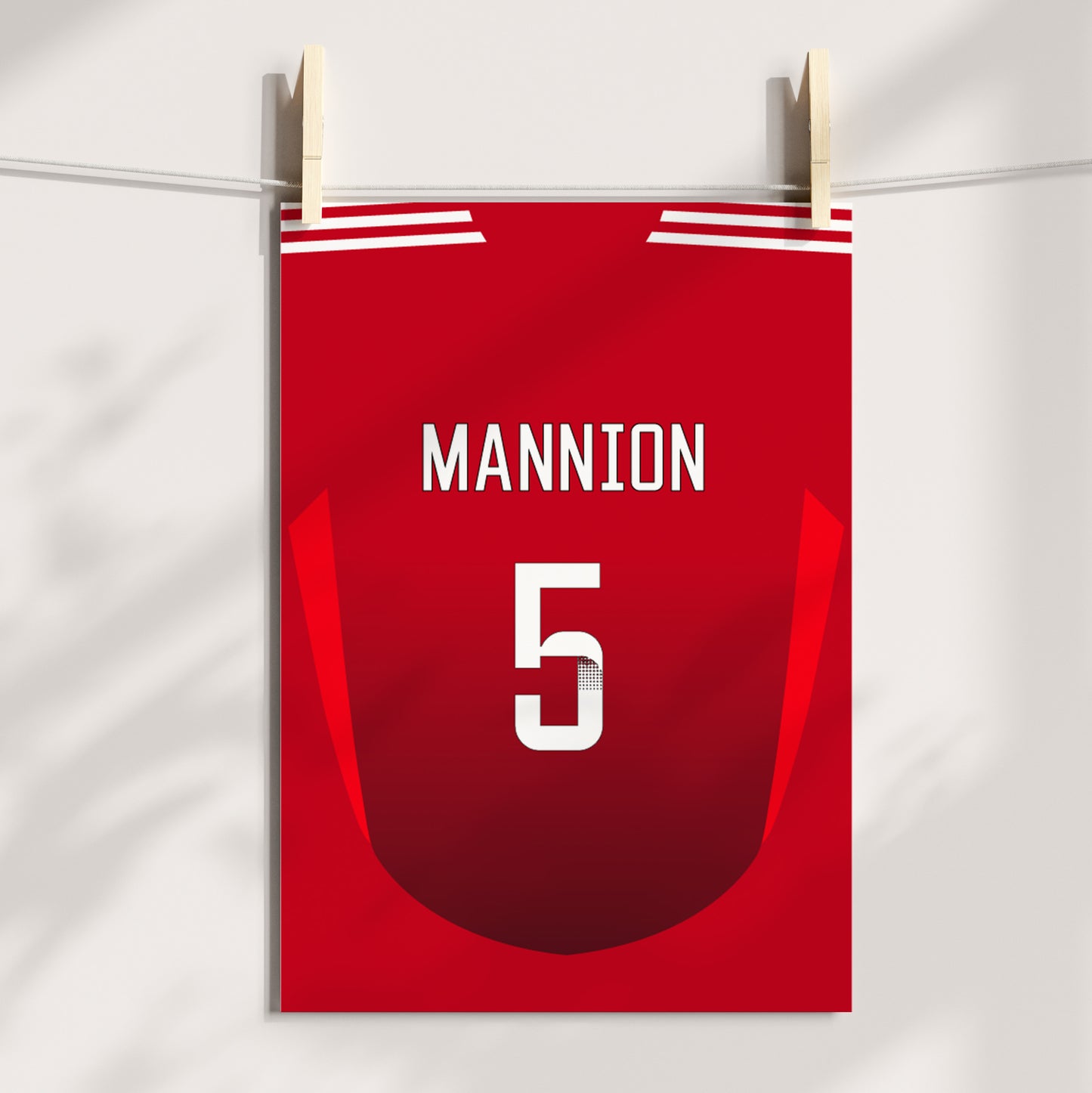 Man Utd Women Home Kit Poster (24/25 Kit)