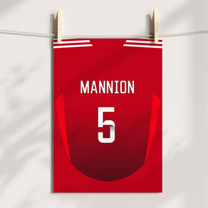 Man Utd Women Home Kit Poster (24/25 Kit)