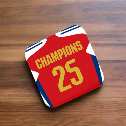 United Women Home Kit Shirt Metal Keyring (24/25 KIT) - RAINBOW EDITION