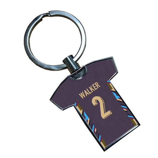 England Metal Away Shirt Keyring