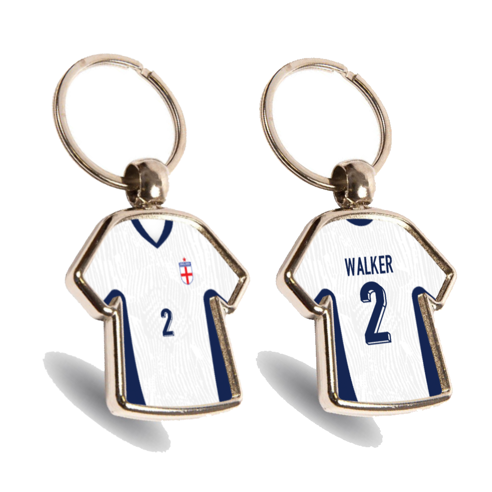 England Metal Home Mini Shirt Keyring