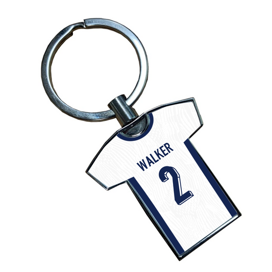 England Metal Home Shirt Keyring