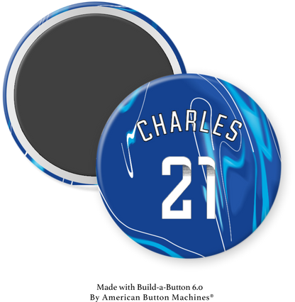 Chelsea Women Home Kit Player Fridge Magnets (24/25 Kit)