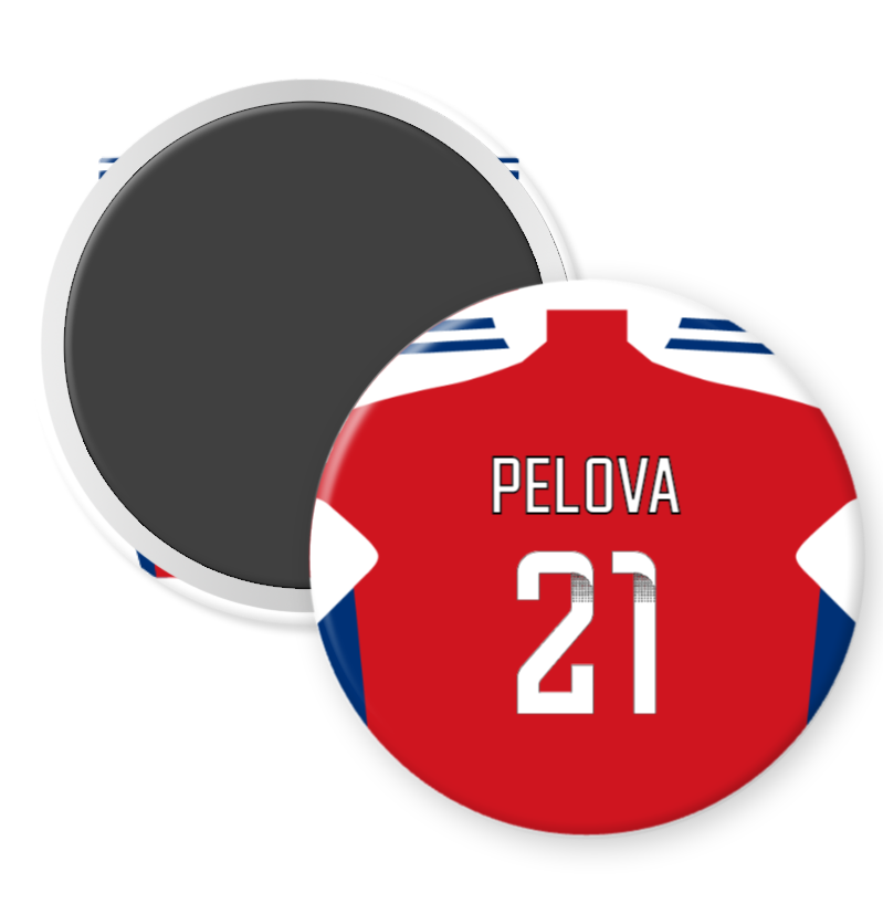 Arsenal Women Home Kit Player Fridge Magnets (24/25 Kit)