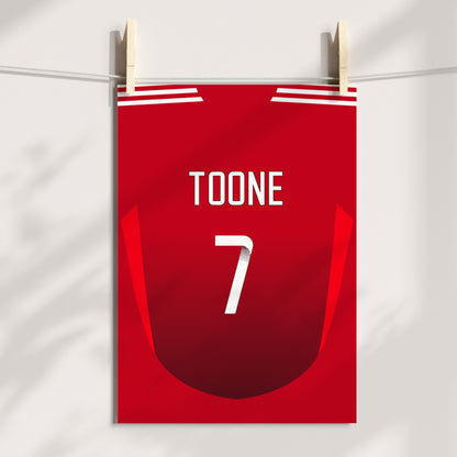 Man Utd Women Home Kit Poster (24/25 Kit)