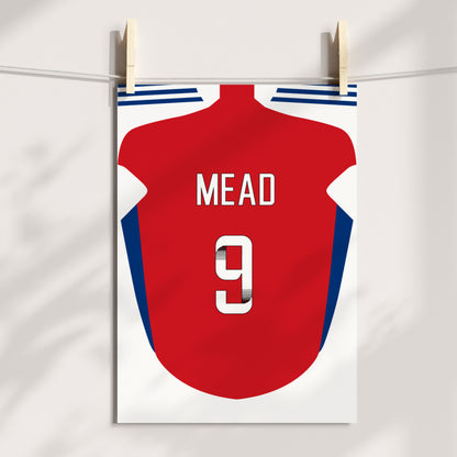 Arsenal Women Home Kit Poster (24/25 Kit)