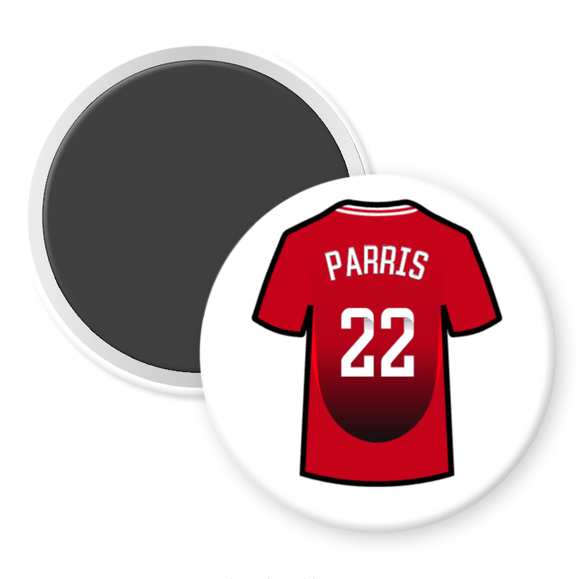 United Women Home Shirt Illustration Player Fridge Magnets (24/25 KIT)