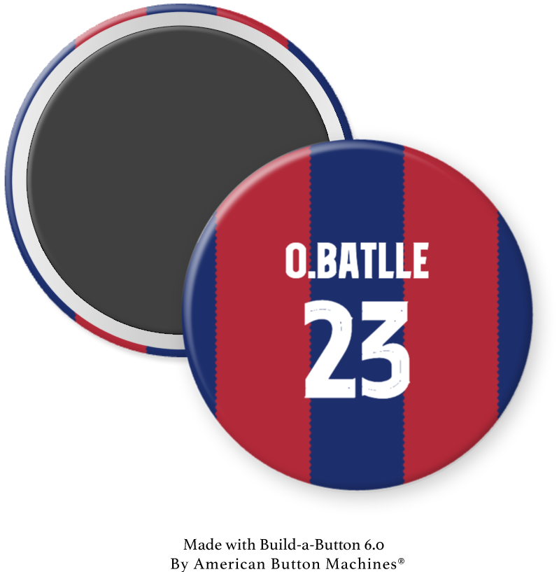 Barcelona Women Home Kit Player Fridge Magnets