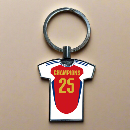 United Women Home Kit Shirt Metal Keyring (24/25 KIT) - RAINBOW EDITION