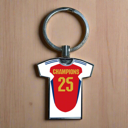 United Women Home Kit Shirt Metal Keyring (24/25 KIT) - RAINBOW EDITION