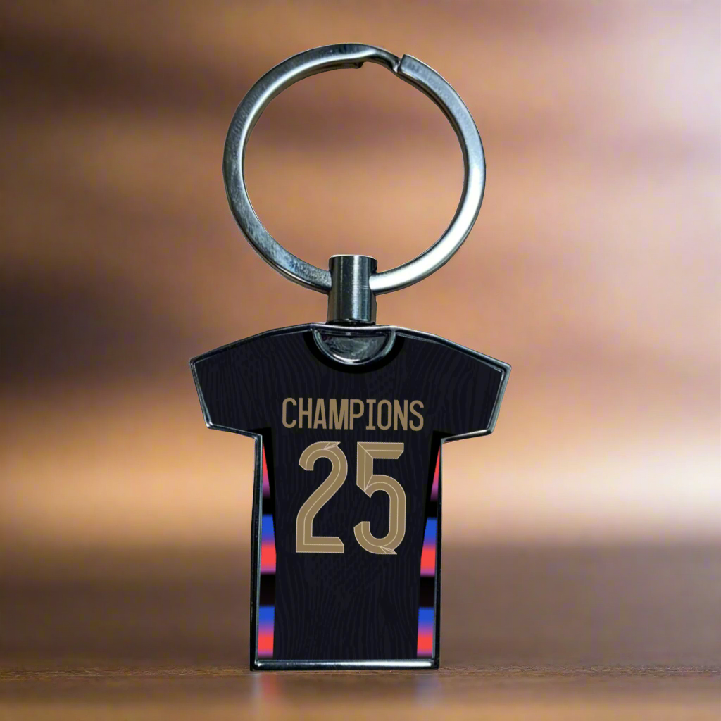 United Women Home Kit Shirt Metal Keyring (24/25 KIT) - RAINBOW EDITION