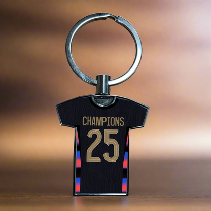 United Women Home Kit Shirt Metal Keyring (24/25 KIT) - RAINBOW EDITION