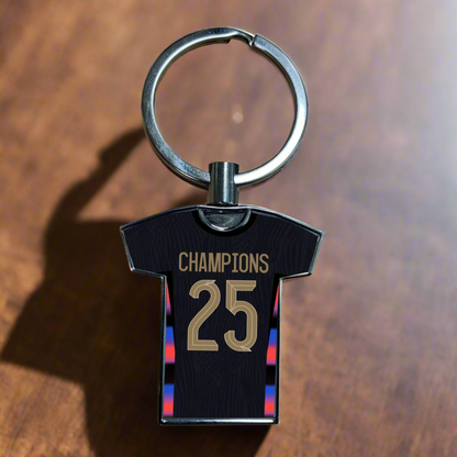 United Women Home Kit Shirt Metal Keyring (24/25 KIT) - RAINBOW EDITION