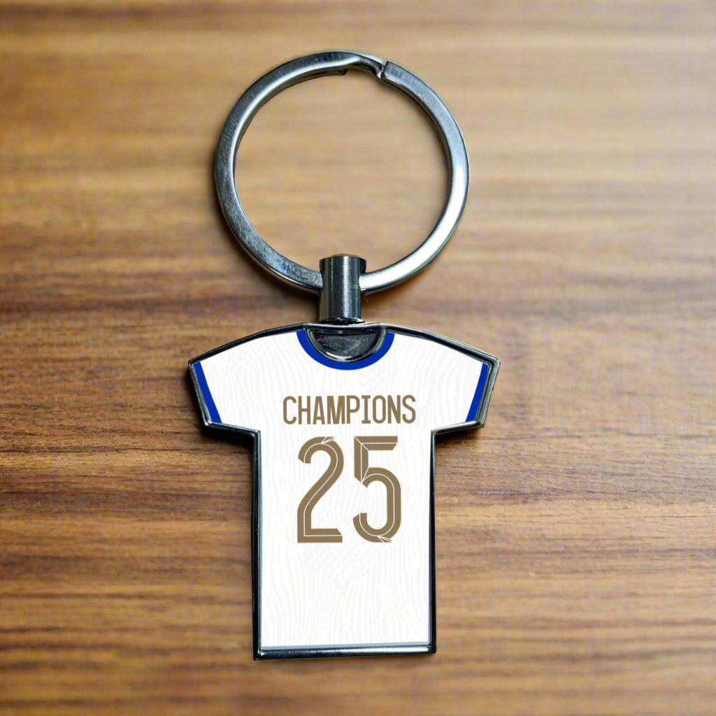 United Women Home Kit Shirt Metal Keyring (24/25 KIT) - RAINBOW EDITION