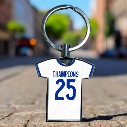 United Women Home Kit Shirt Metal Keyring (24/25 KIT) - RAINBOW EDITION
