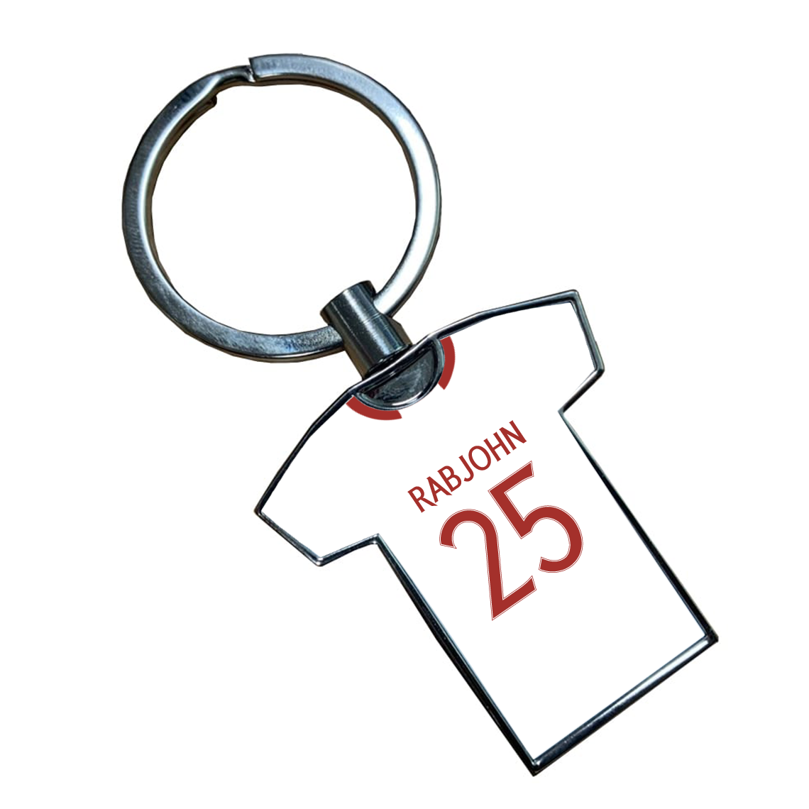 United Women Third Kit Shirt Metal Keyring