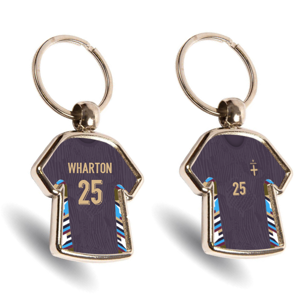 England Metal Away Mini Shirt Keyring