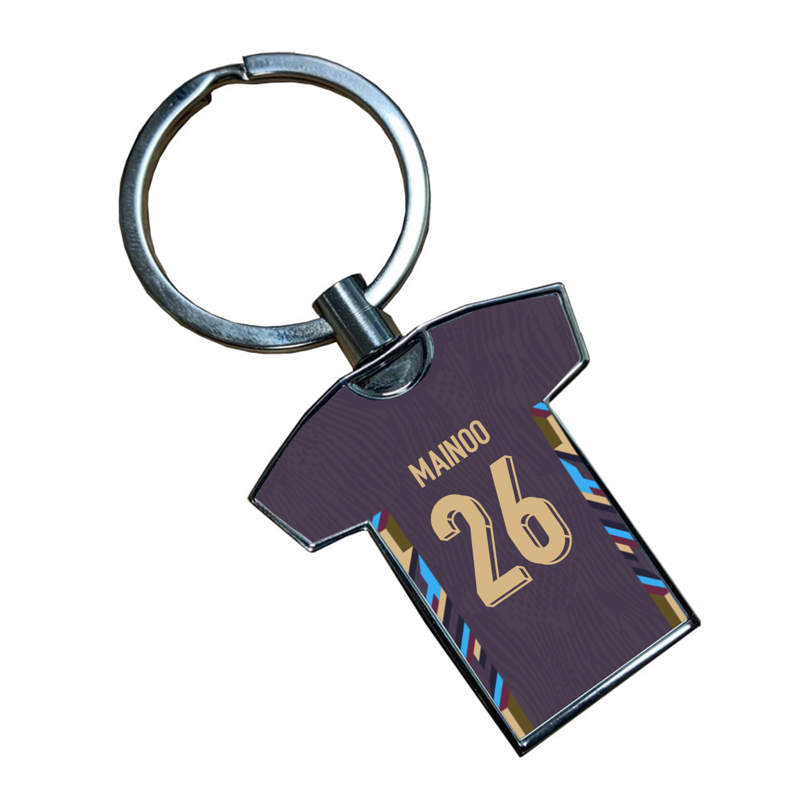 England Metal Away Shirt Keyring