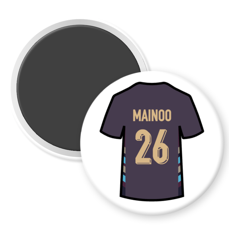 England Away Shirt Player Fridge Magnets