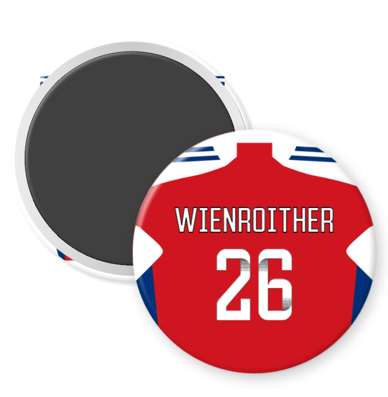 Arsenal Women Home Kit Player Fridge Magnets (24/25 Kit)