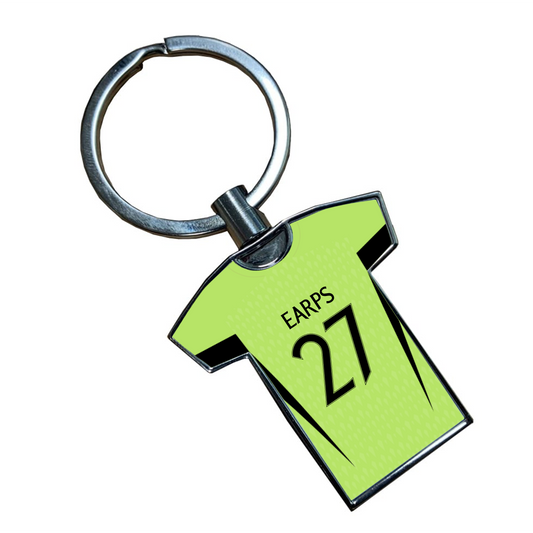 United Women Goalkeeper Kit Shirt Keyring (Green)
