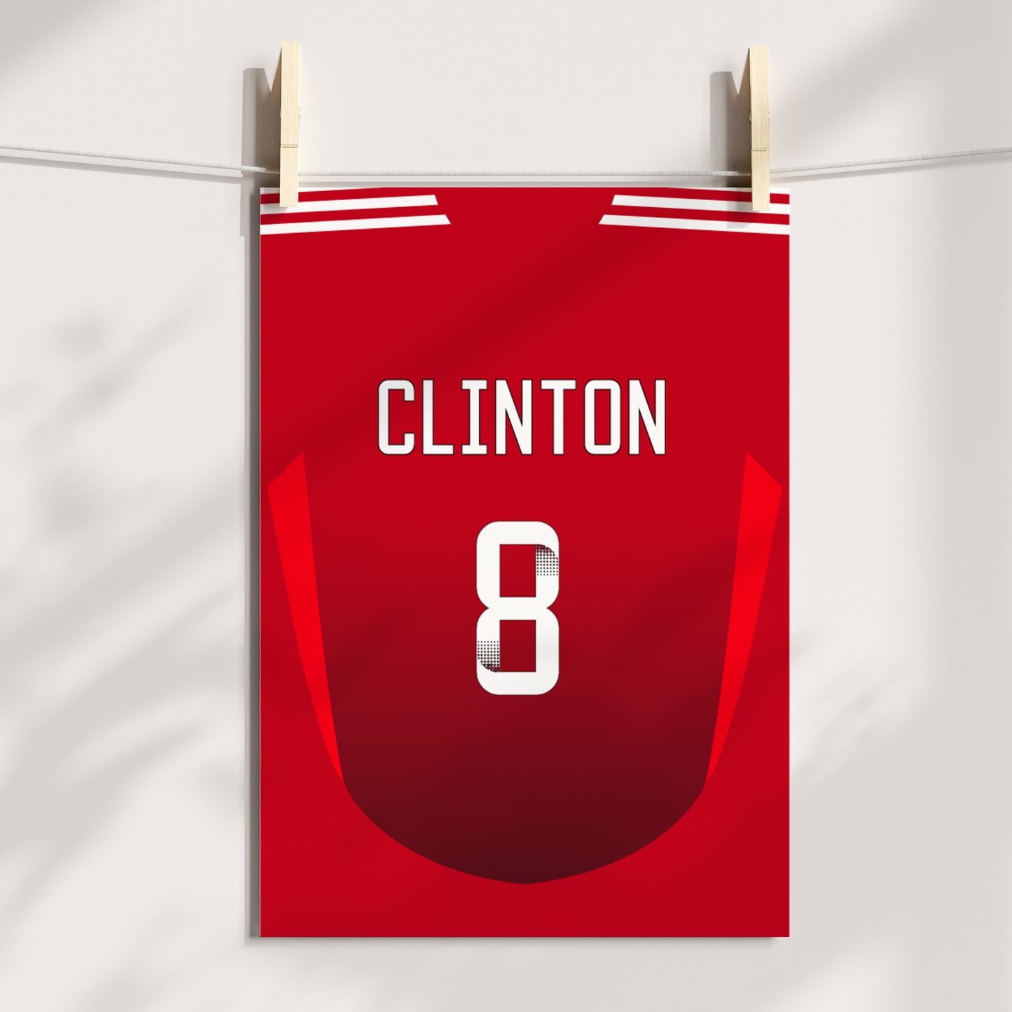 Man Utd Women Home Kit Poster (24/25 Kit)