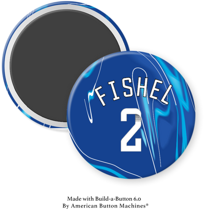Chelsea Women Home Kit Player Fridge Magnets (24/25 Kit)