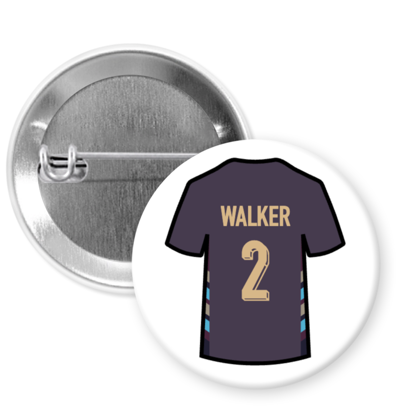 England Away Shirt Player Badges